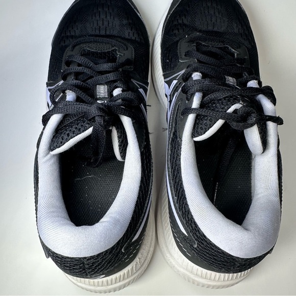 Asics Women's Shoes Gel Contend 7 1012A911 Black Lilac Opal Running Sneakers 9 - Picture 9 of 11